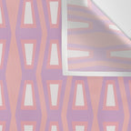 Pink Asymetrical Geometric Wall Tapestry Gallery Image 3