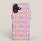 Pink Asymetrical Geometric iPhone Case Gallery Image 1