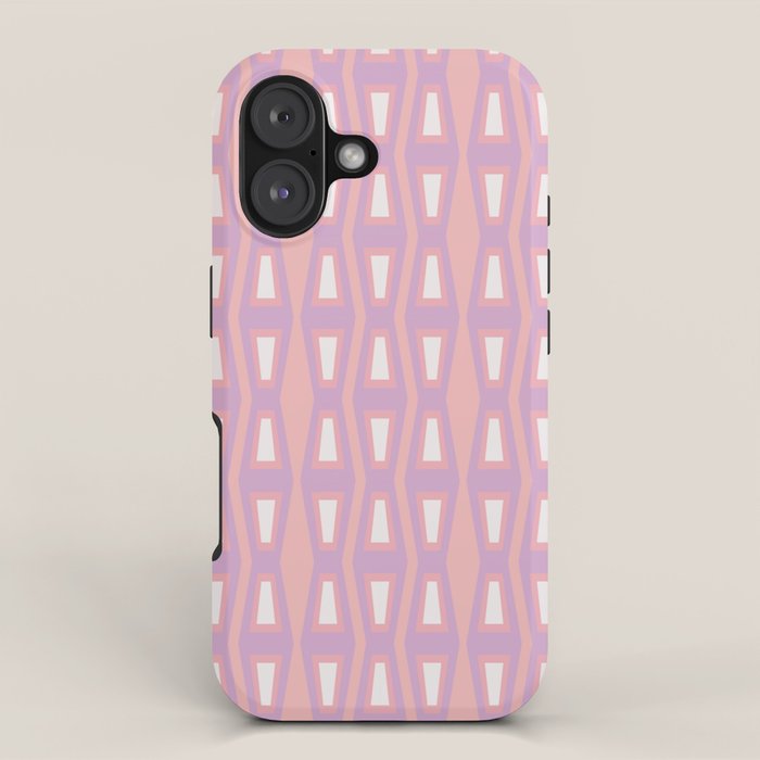 Pink Asymetrical Geometric iPhone Case Gallery Image 1