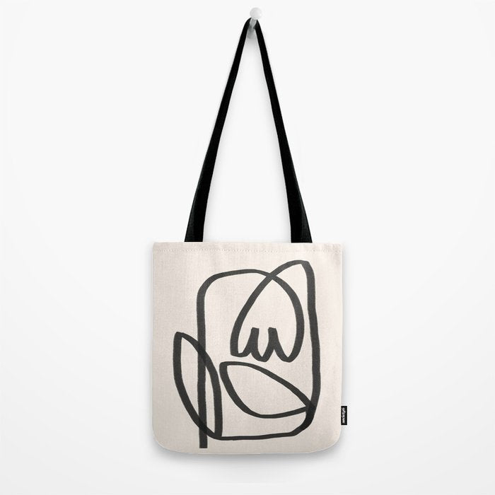 Abstract Tulip Tote Bag Gallery Image 2