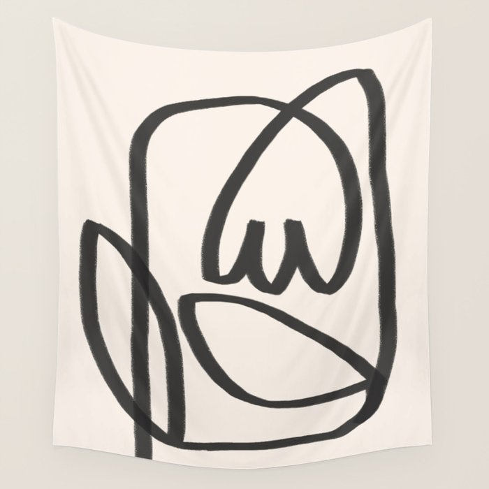Abstract Tulip Wall Tapestry Gallery Image 4
