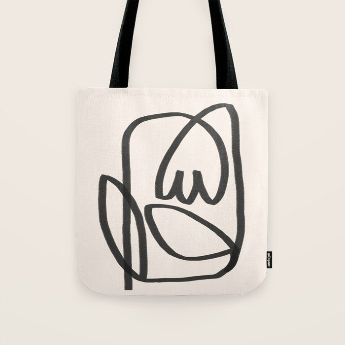 Abstract Tulip Tote Bag Gallery Image 1