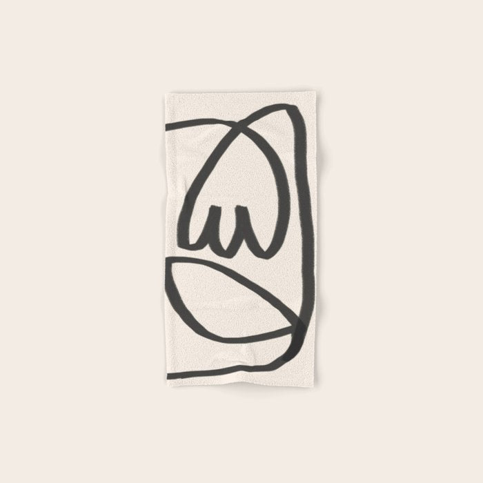 Abstract Tulip Bath Towel Gallery Image 1