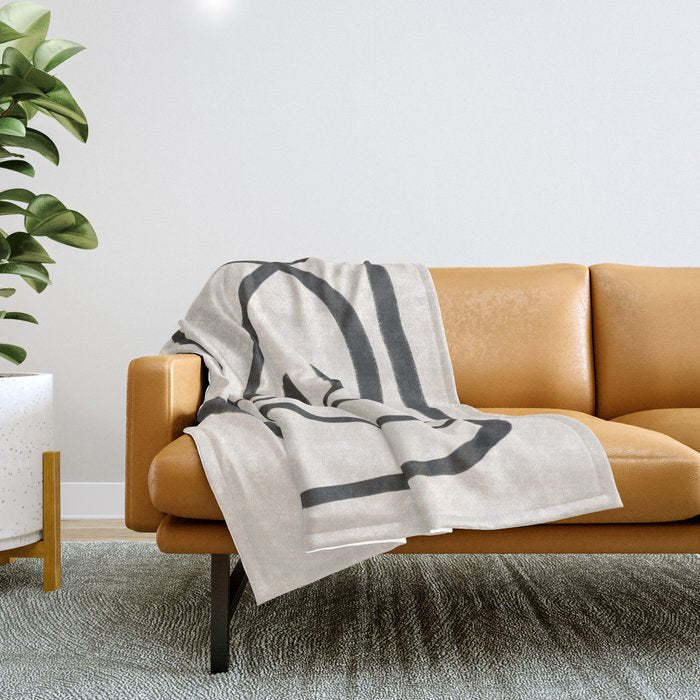 Abstract Tulip Throw Blanket Gallery Image 1
