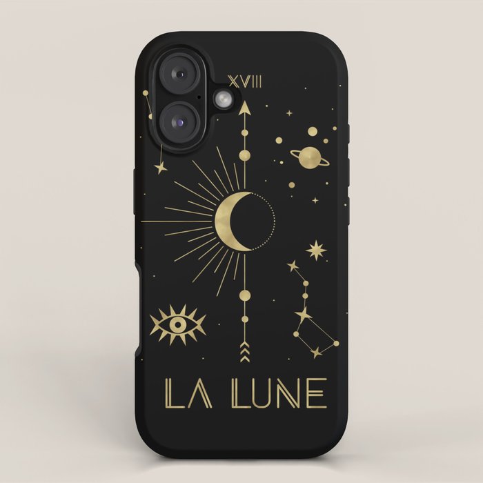 The Moon or La Lune Gold Edition iPhone Case Gallery Image 1