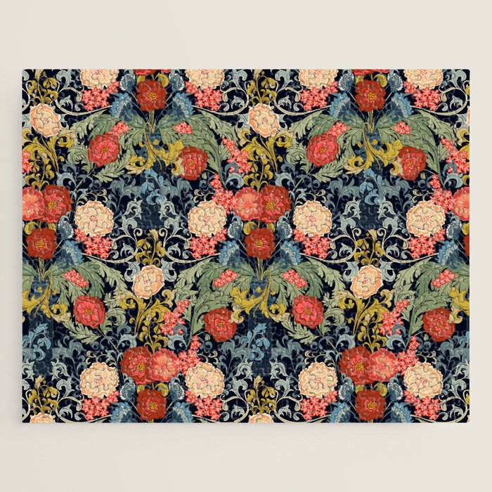 William Morris bouquet Jigsaw Puzzle
