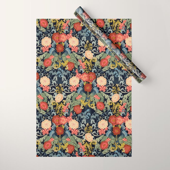 William Morris bouquet Wrapping Paper Gallery Image 1