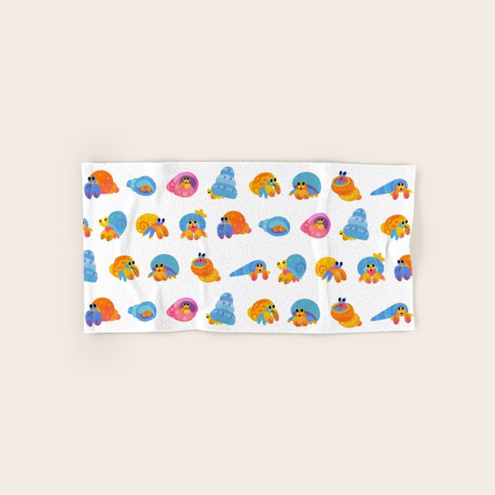 Hermit Crab Bath Towel Gallery Image 1