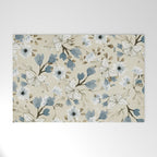 Flowers and Butterflies Welcome Mat Gallery Image 1