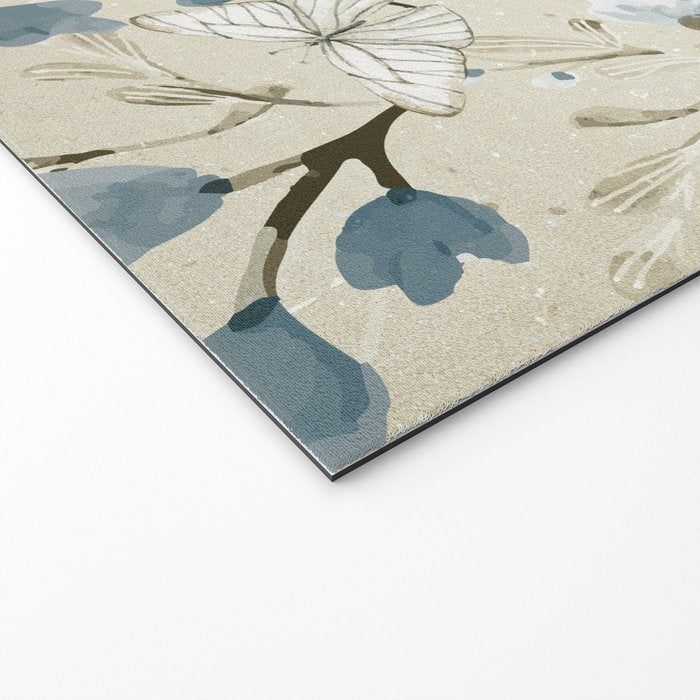 Flowers and Butterflies Welcome Mat Gallery Image 2