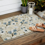 Flowers and Butterflies Outdoor Rug Gallery Image 2