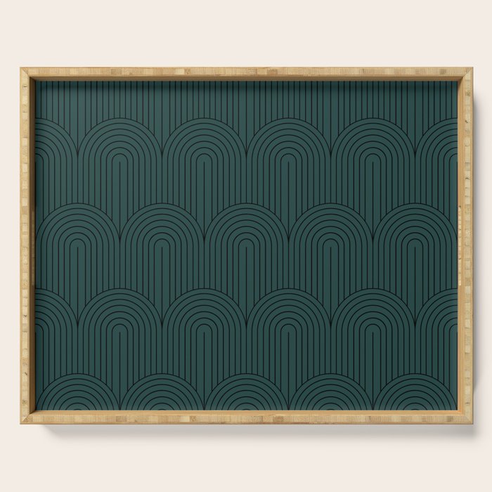 Art Deco Arch Pattern XVI Serving Tray Gallery Image 1