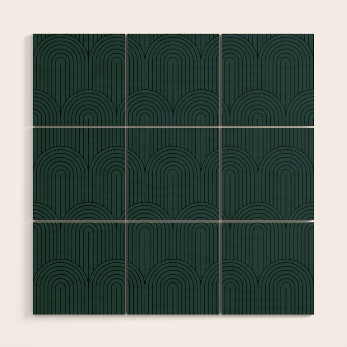 Art Deco Arch Pattern XVI Wood Wall Art Gallery Image 1