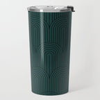 Art Deco Arch Pattern XVI Travel Mug Gallery Image 2