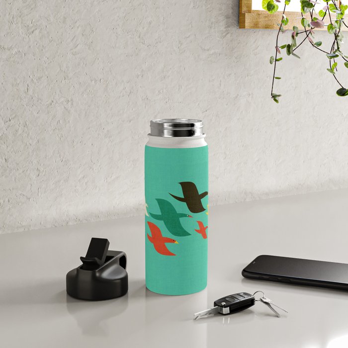 Birds are flying Water Bottle Gallery Image 5