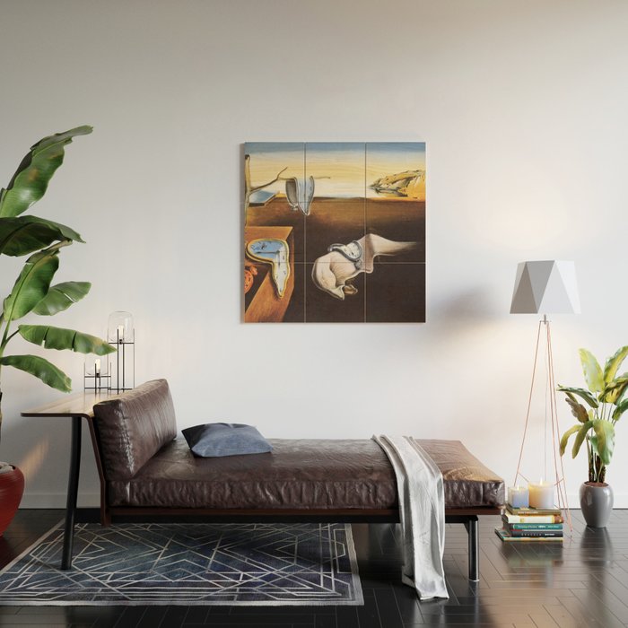 The Persistence of Memory by Salvador Dali Wood Wall Art Gallery Image 2