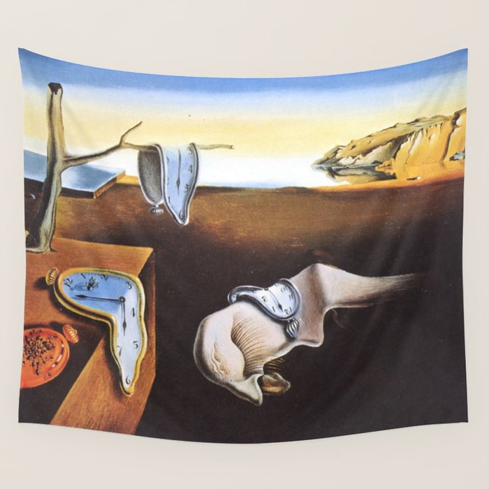 The Persistence of Memory by Salvador Dali Wall Tapestry Gallery Image 4