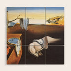 The Persistence of Memory by Salvador Dali Wood Wall Art Gallery Image 1