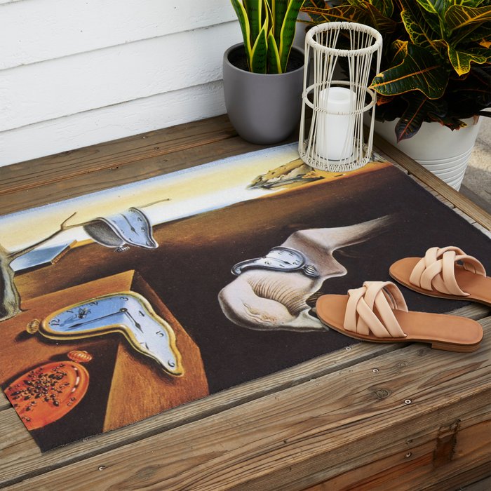 The Persistence of Memory by Salvador Dali Outdoor Rug Gallery Image 2