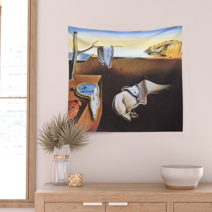 The Persistence of Memory by Salvador Dali Wall Tapestry Gallery Image 2