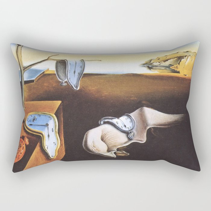 The Persistence of Memory by Salvador Dali Rectangular Pillow Gallery Image 2