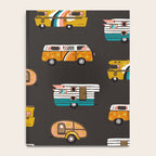 Retro Road Trip - Charcoal Notebook Gallery Image 4