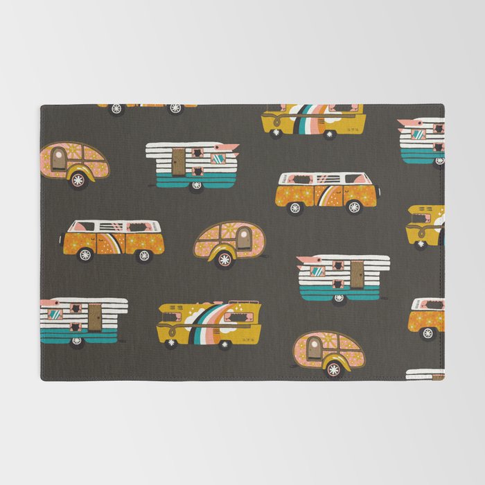 Retro Road Trip - Charcoal Rug Gallery Image 2