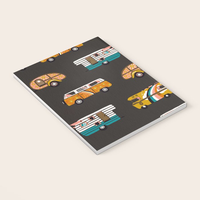 Retro Road Trip - Charcoal Notebook Gallery Image 3