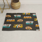 Retro Road Trip - Charcoal Rug Gallery Image 1