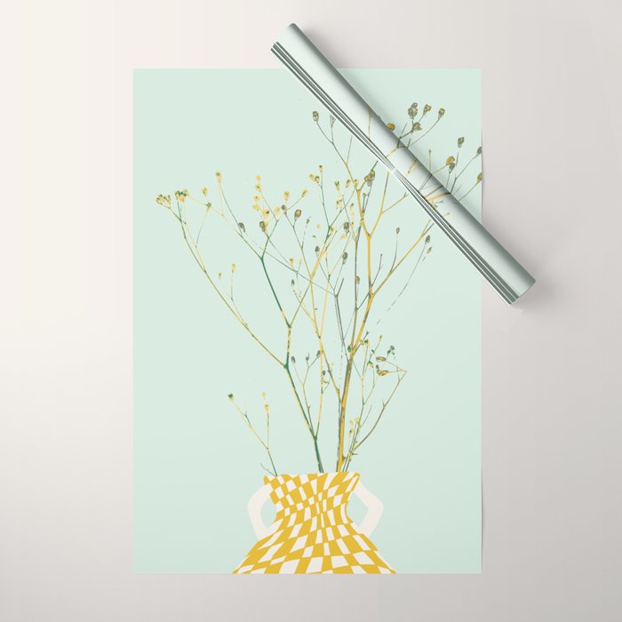 Plant based happyness Herb 2 still life Wrapping Paper Gallery Image 1