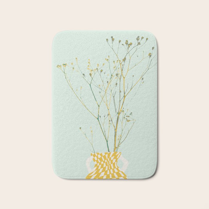Plant based happyness Herb 2 still life Bath Mat Gallery Image 1