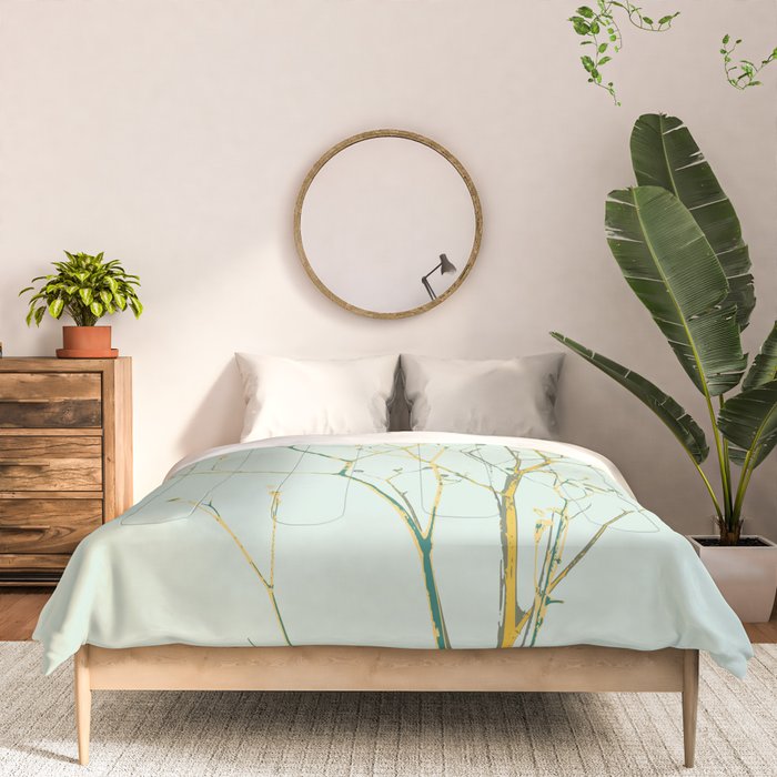 Plant based happyness Herb 2 still life Comforter Gallery Image 3