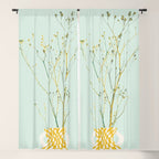 Plant based happyness Herb 2 still life Window Curtain Gallery Image 5