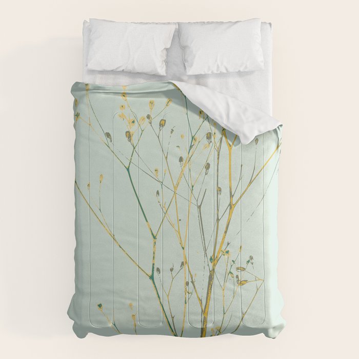 Plant based happyness Herb 2 still life Comforter Gallery Image 1