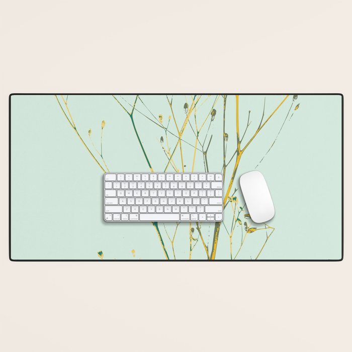 Plant based happyness Herb 2 still life Desk Mat Gallery Image 1