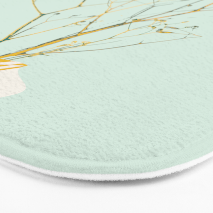 Plant based happyness Herb 2 still life Bath Mat Gallery Image 3