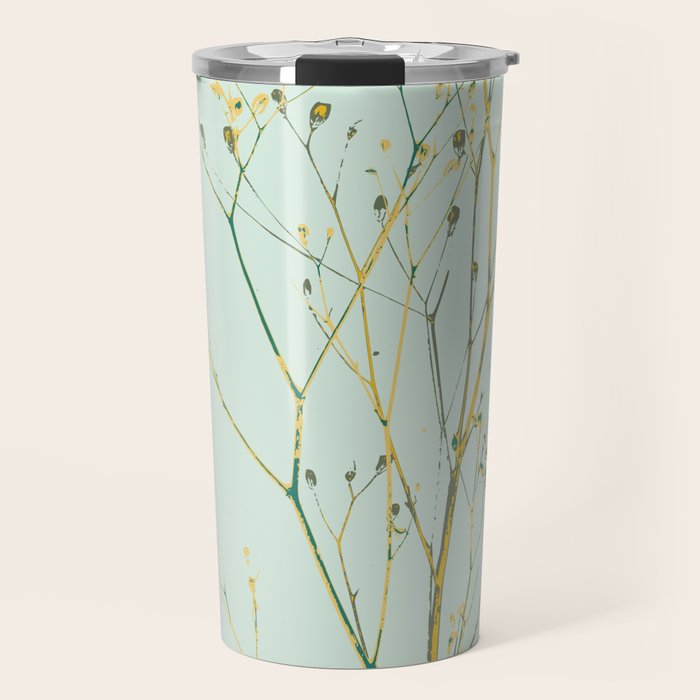 Plant based happyness Herb 2 still life Travel Mug Gallery Image 1