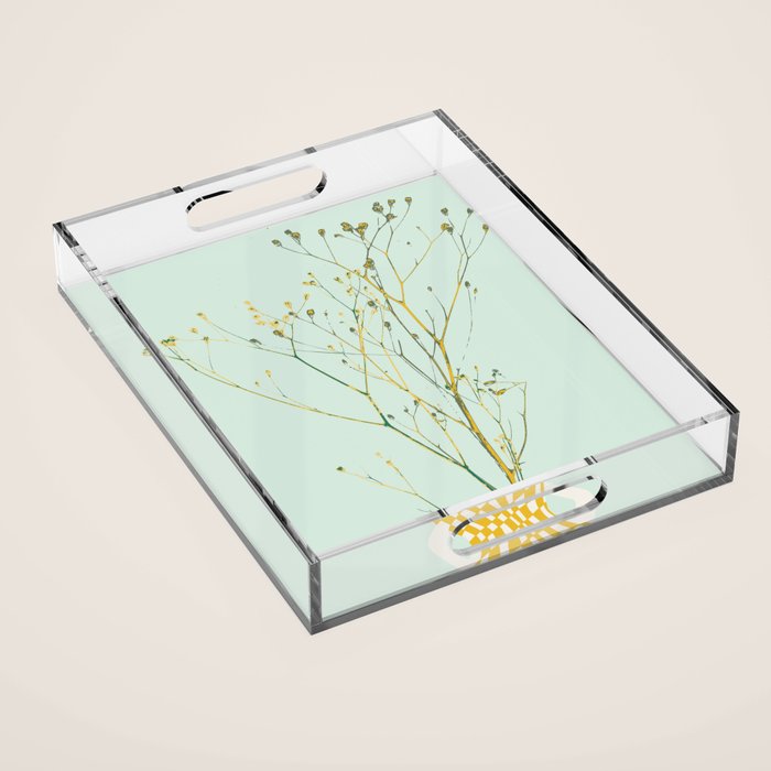 Plant based happyness Herb 2 still life Acrylic Tray Gallery Image 1