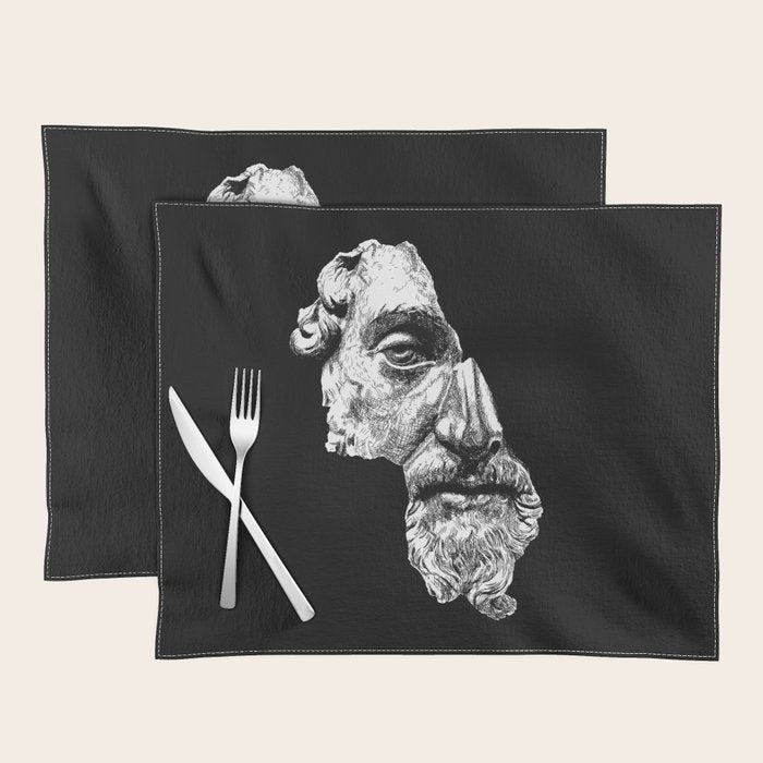 MARCUS AURELIUS ANTONINUS AUGUSTUS / White Placemat Gallery Image 1