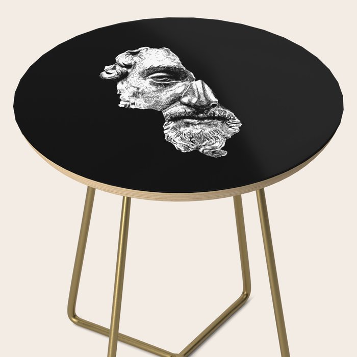 MARCUS AURELIUS ANTONINUS AUGUSTUS / White Side Table Gallery Image 2