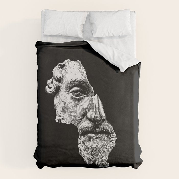 MARCUS AURELIUS ANTONINUS AUGUSTUS / White Duvet Cover Gallery Image 6