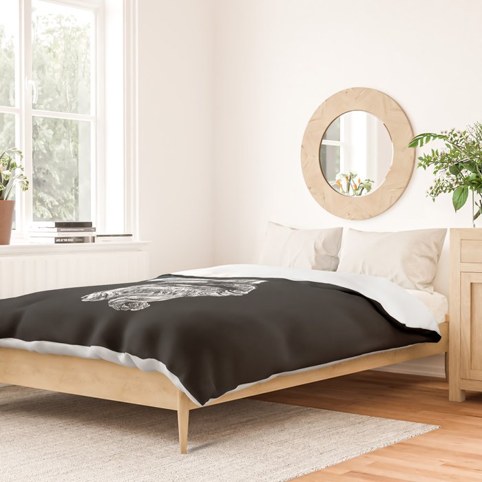 MARCUS AURELIUS ANTONINUS AUGUSTUS / White Duvet Cover Gallery Image 2