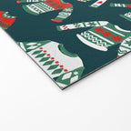 Christmas Sweaters - Teal & Red Palette Welcome Mat Gallery Image 2