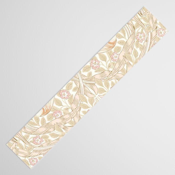 William Morris Pimpernel Pastel Peach Pink Table Runner Gallery Image 3