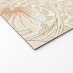 William Morris Pimpernel Pastel Peach Pink Welcome Mat Gallery Image 2
