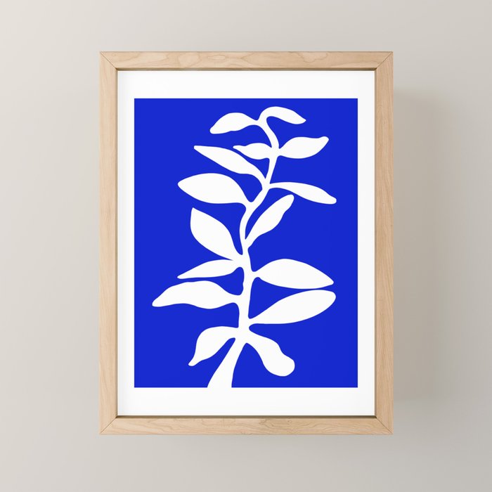 blue stem Mini Art Print Gallery Image 1