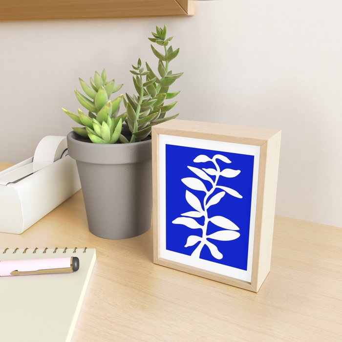 blue stem Mini Art Print Gallery Image 2