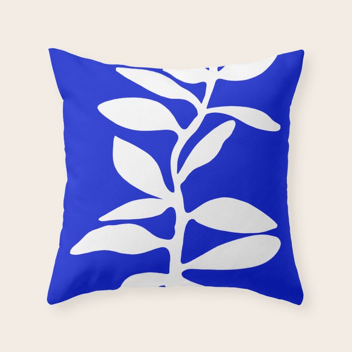 blue stem Throw Pillow Gallery Image 6
