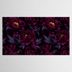 Vintage Dark Night Peonies  Tablecloth Gallery Image 2