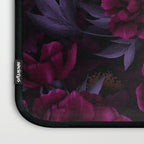 Vintage Dark Night Peonies  Laptop Sleeve Gallery Image 3